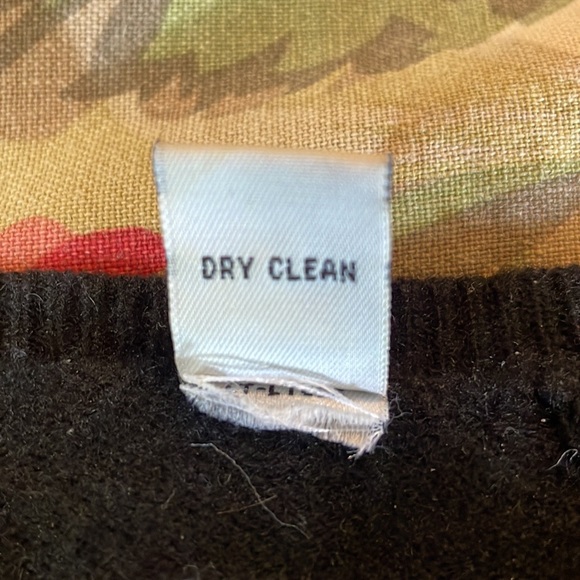 Vintage 90s LORD & TAYLOR 2-Ply Cardigan Cashmere Ink Black ButtonFront Timeless - Picture 16 of 16